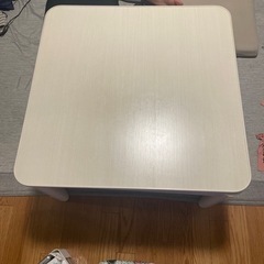 【決まりました、ありがとうございます】コタツテーブル  白   正方形