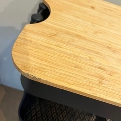 IKEA ワゴン　ロースコグ　ボーグスマ　黒の画像