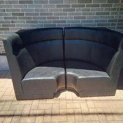 ★扇型ハイバックソファセット★の画像