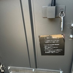 【至急】郵便ポスト付宅配ボックス【マリーザ】シリンダー錠　グレー　　の画像