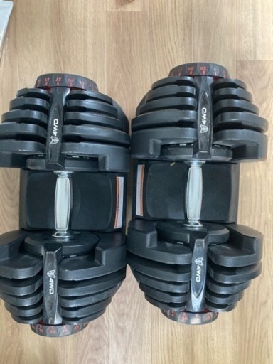 可変式ダンベルと折り畳みベンチのセット