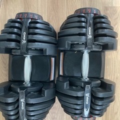 可変式ダンベルと折り畳みベンチのセット