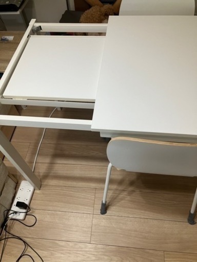 可変式ダイニングテーブル×イス4脚