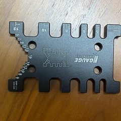 テノンカードゲージメトリック 計測ツール定規の画像