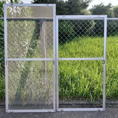 【緊急本日7/24(水)受付終了⇒受渡し済】 アルミサッシ 網戸...