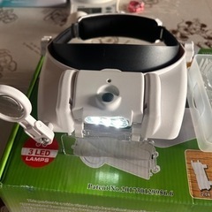 🍄ヘッドバンド 拡大鏡 【新品未使用品】【値下げしました】【引き取りが早い方優先です】の画像