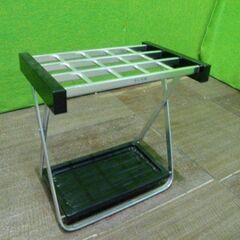 【PLUS/プラス】アルミ製 折りたたみ傘立て １５本用 ■T-349