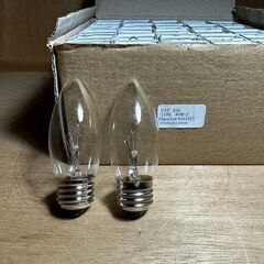 シャンデリア電球 装飾電球 ガラス球 インテリア照明 炎型 電球...
