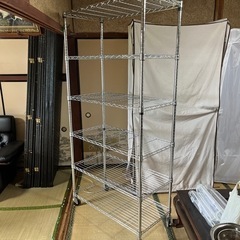 キャスター付き業務用メタルラック