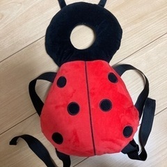 （単品不可）転倒防止クッション　てんとう虫