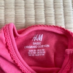 新生児 ロンパース GAP H&M 女の子 ベビー ピンク ハートの画像