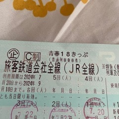 青春18きっぷ2回分6500円
