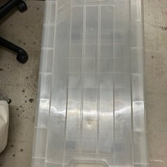 K2407-554 ダイカポリマー トラックボックス 350 キャスター付 キズ・汚れあり①の画像