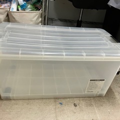 K2407-554 ダイカポリマー トラックボックス 350 キャスター付 キズ・汚れあり①の画像