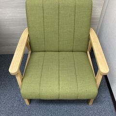 1人掛けソファ 木製　