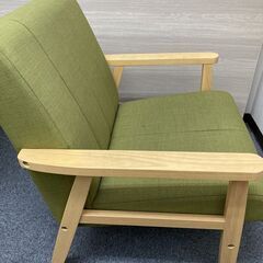 1人掛けソファ 木製　の画像