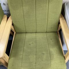 1人掛けソファ 木製　の画像