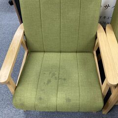 1人掛けソファ 木製　の画像