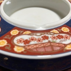 高級　灰皿　焼き物　秀峰　中古の画像