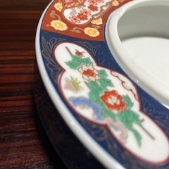 高級　灰皿　焼き物　秀峰　中古の画像
