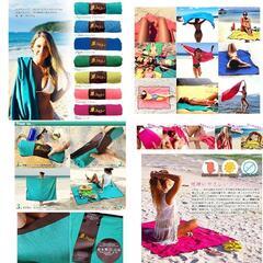 【新品未使用】Lagu Blanket S ビーチブランケット S　カラー：アクアマリンの画像