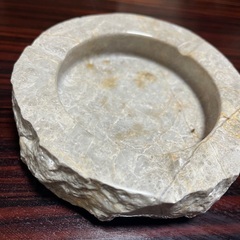 大理石　工芸品　灰皿　中古の画像
