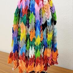 千羽鶴完成品☆ハンドメイド品