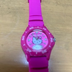 📌重要📌お値下げ  HELLO Kittyのピンクの腕時計の画像