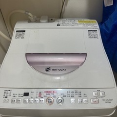 7/27(土)までに引き取り希望！！SHARP洗濯機の画像