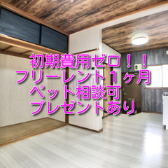【初期費用ゼロ！】ペット相談可　ルームシェア可　複数部屋一括貸し可