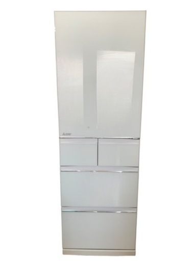 三菱 MITSUBISHI MR-B46G-W1 2021年製 ノンフロン冷凍冷蔵庫 冷蔵庫 冷凍冷蔵庫 5ドア 455L ホワイト