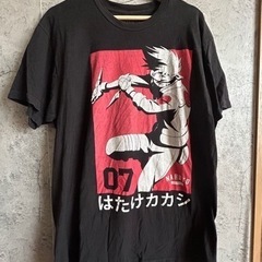 人気　ナルト　はたけカカシ　tシャツ サスケ　サクラ ブラック ...