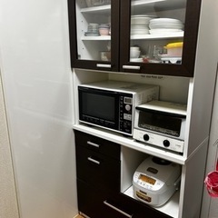 【シマホ】食器棚　モイス加工付き
