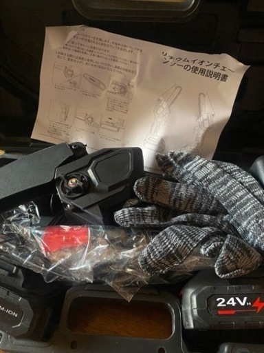 チェーンソー 充電式 電動ノコギリ 2種類inch（4インチ+6イン