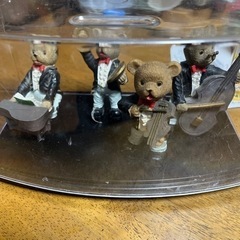 陶器　クマの音楽隊　フィギュア