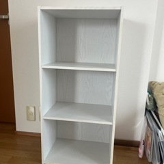 三段カラーボックス