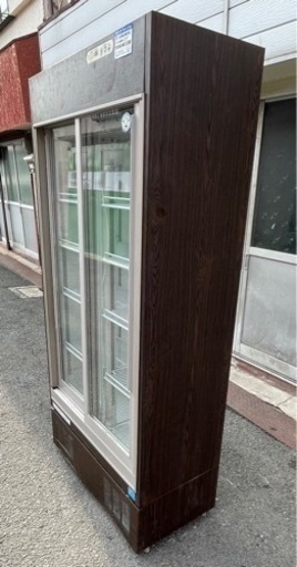 【動確済み】業務用 フクシマ リーチインショーケース MSU-30GMSR8 337L 100V 900×450×1960リーチイン冷