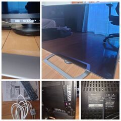 【8月4日まで最終値下！】シャープアクオス2017年製45V液晶...
