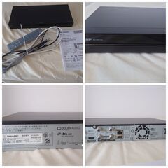 【8月4日まで最終値下！】シャープアクオス2017年製45V液晶テレビ・ブルーレイディスクレコーダー・付属品一式の画像