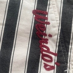 新品未使用WEIRDOウィアードWINDY'S -SHORTsストライプショーツの画像