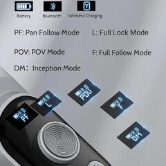 スマホジンバル折りたたみ式手持スタビライザー ズームボタンOLED画面の画像