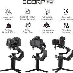ミラーレスカメラスタビライザー、スマートフォン&Gopro ジンバルの画像
