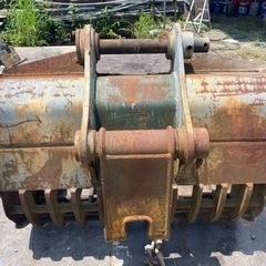 スケルトンバケット 0.7クラス アタッチメント ユンボ 中古バケット ピン径70mm アーム取付幅325mm 茨城県境町発【Stock No.703627年】の画像