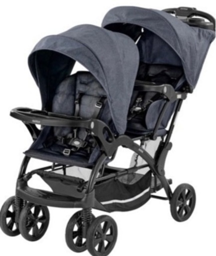 カトージ ベビーカー 二人でゴーDX レインカバー付