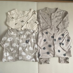 長袖ロンパース60〜70