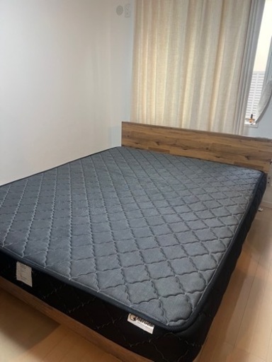 クイーンベッド(フレーム➕マットレス)