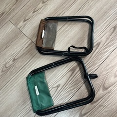 折りたたみチェア2個セットの画像