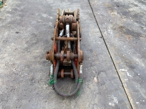 油圧フォーク 0.1クラス アタッチメント ユンボ ハサミ ピン径40mm