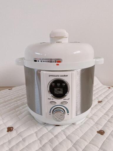 コンパクト電気圧力鍋（LPC-T12/W/T）時短料理　圧力鍋