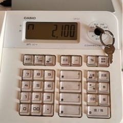 レジスター カシオ SR-G3
ホワイト ●店名・部門設定 選択あり キャッシュレス決済端末対応・インボイス対応の画像